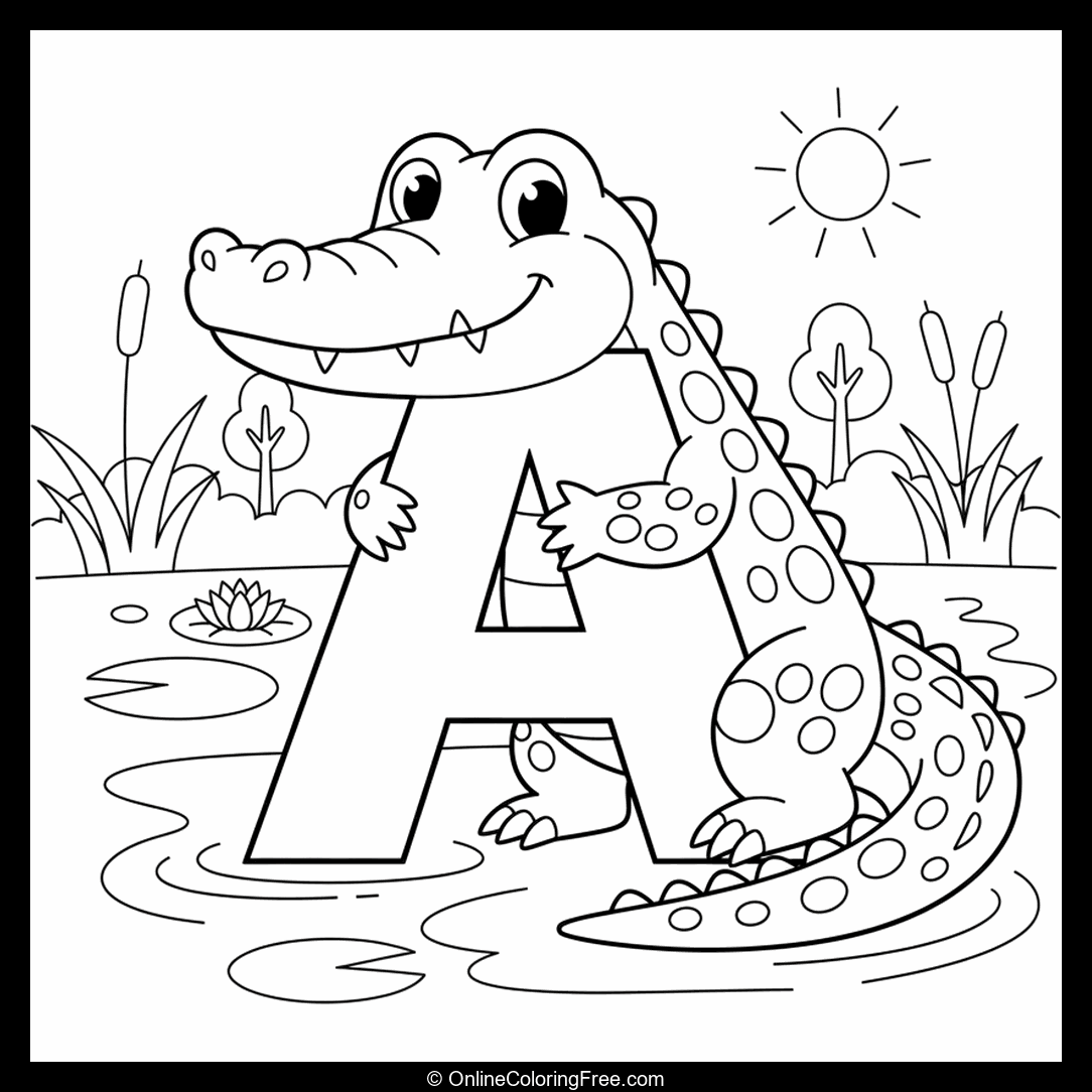 A for Alligator
