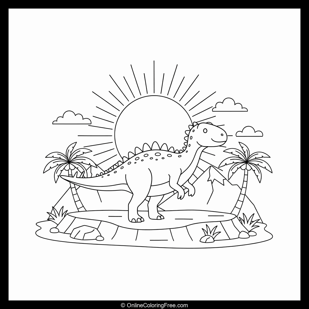 Acrocanthosaurus Dinosaur