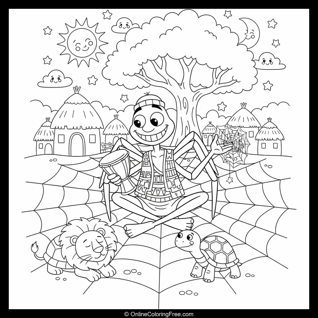 Anansi-style Trickster Spider