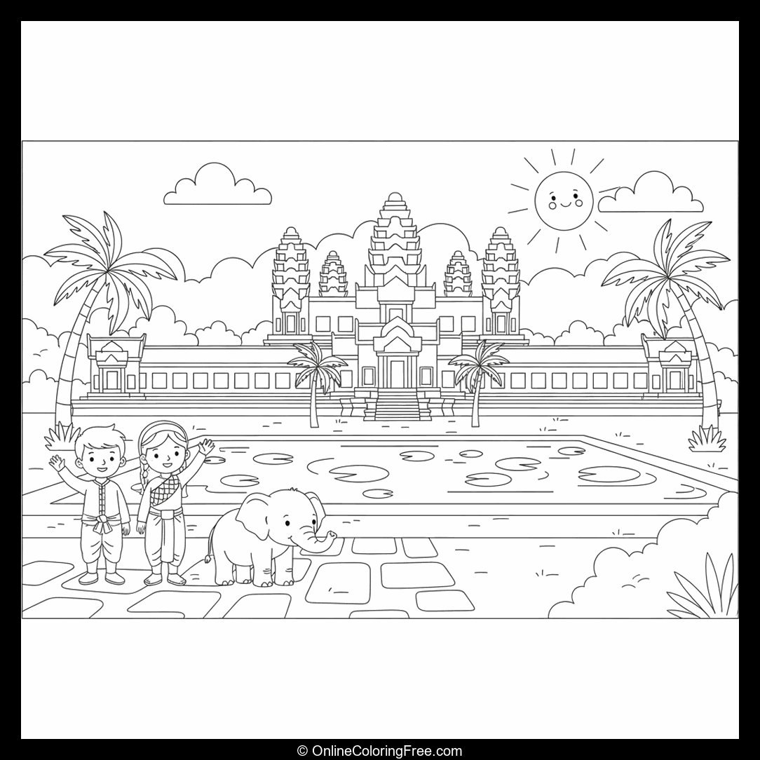 Angkor Wat in Cambodia