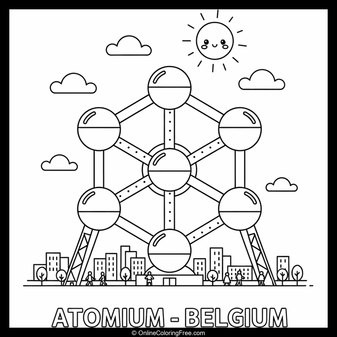 Atomium in Belgium