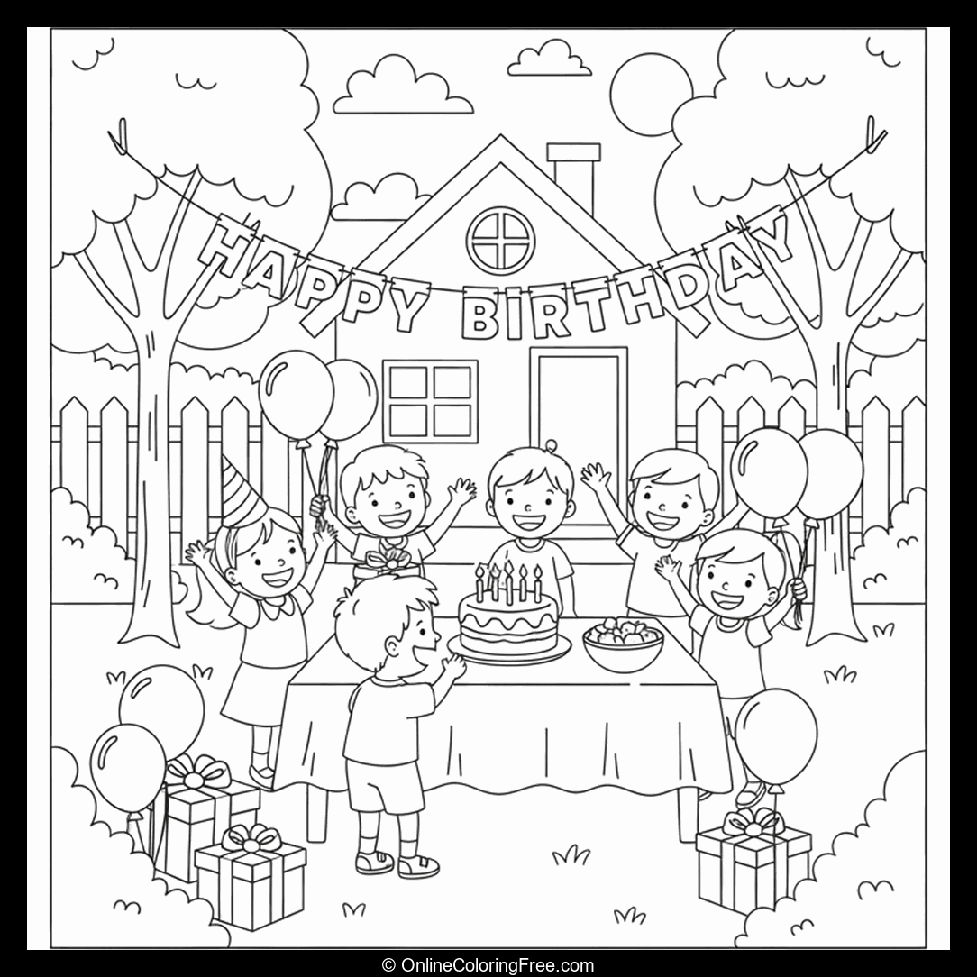 Backyard Birthday Party