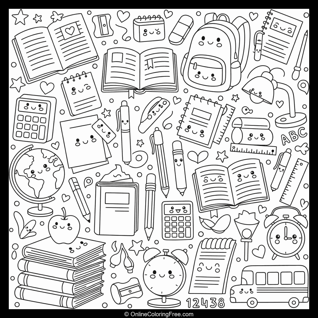 Books, Pens & Study Doodles