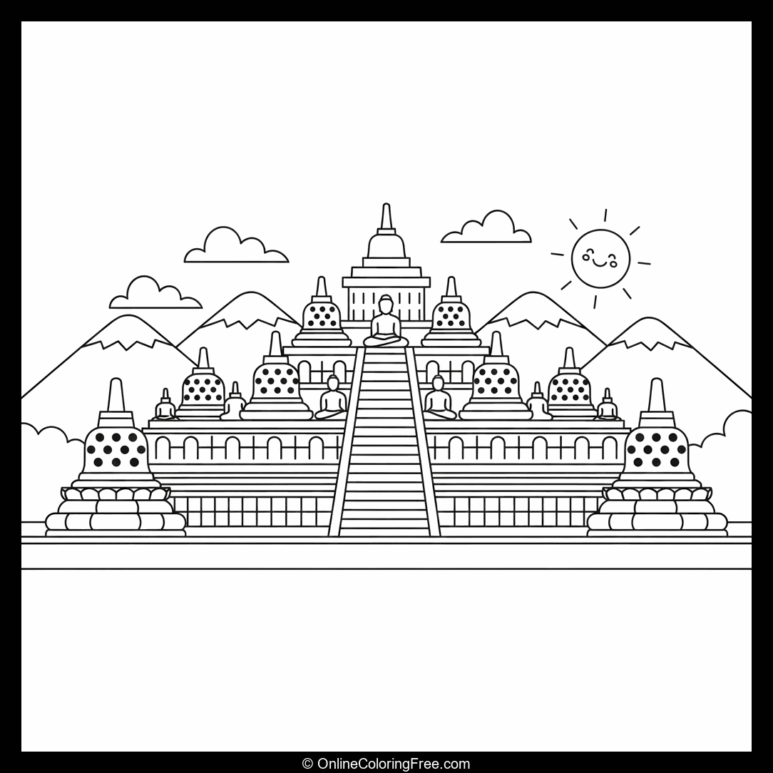 Borobudur in Indonesia