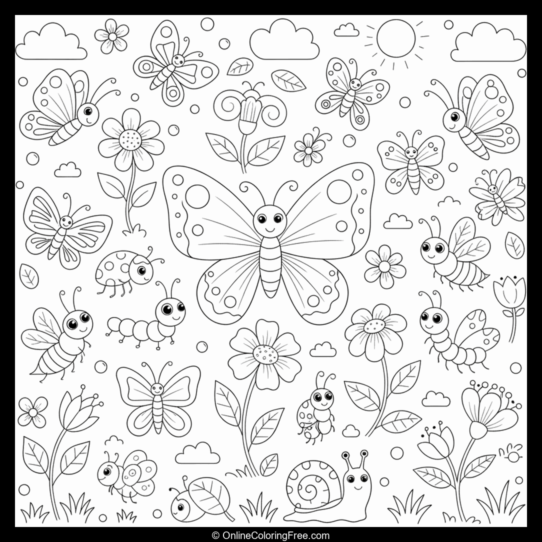 Butterfly & Insect Doodles