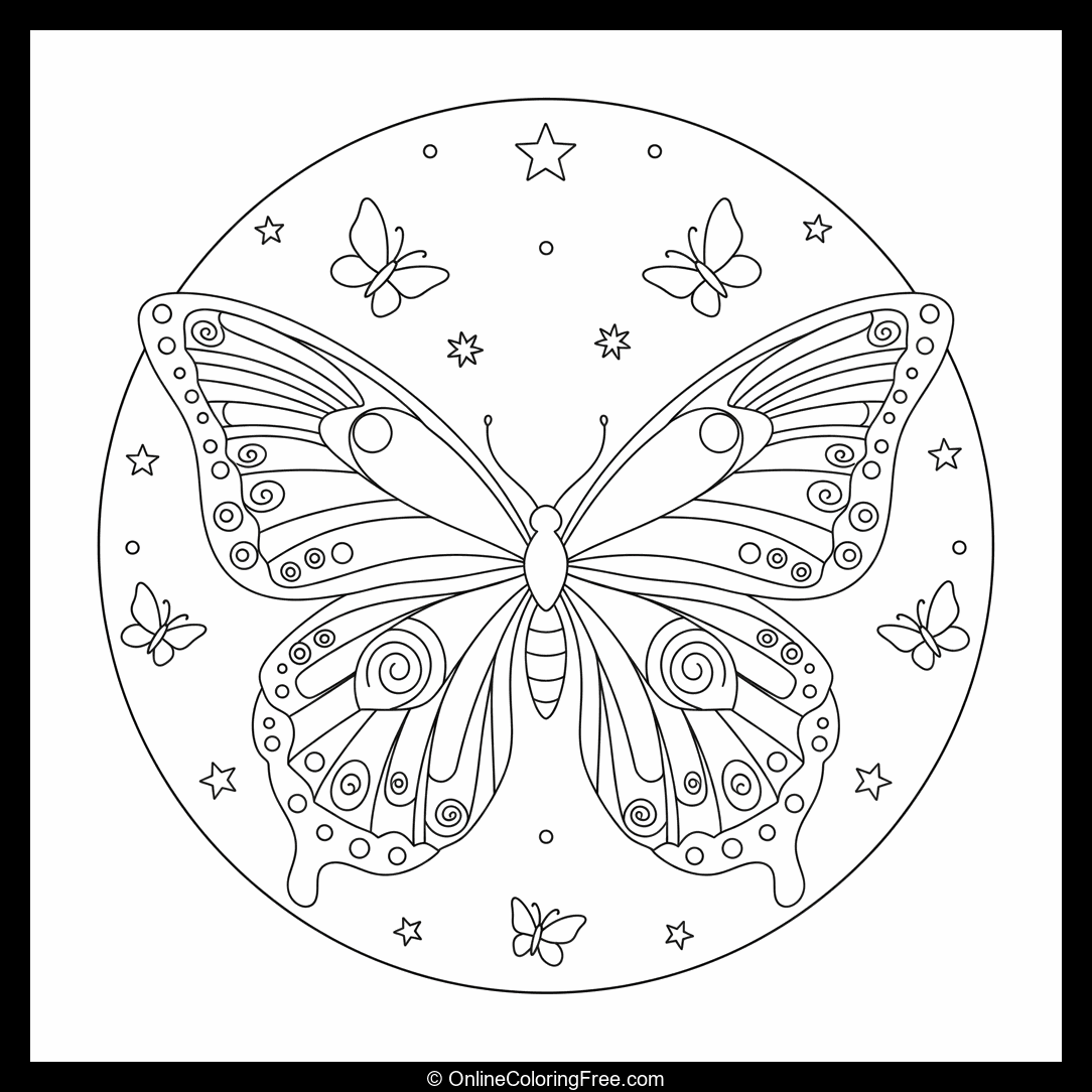 Butterfly Mandala
