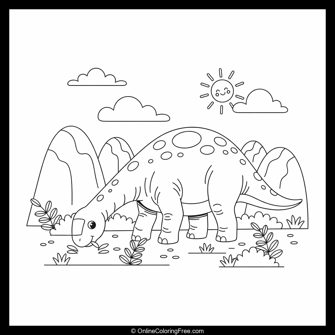 Camarasaurus Dinosaur