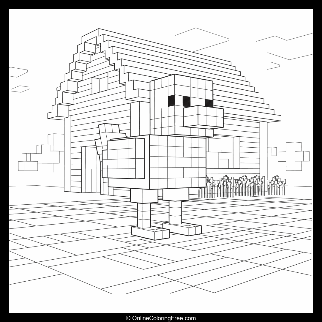 Chicken in Minecraft