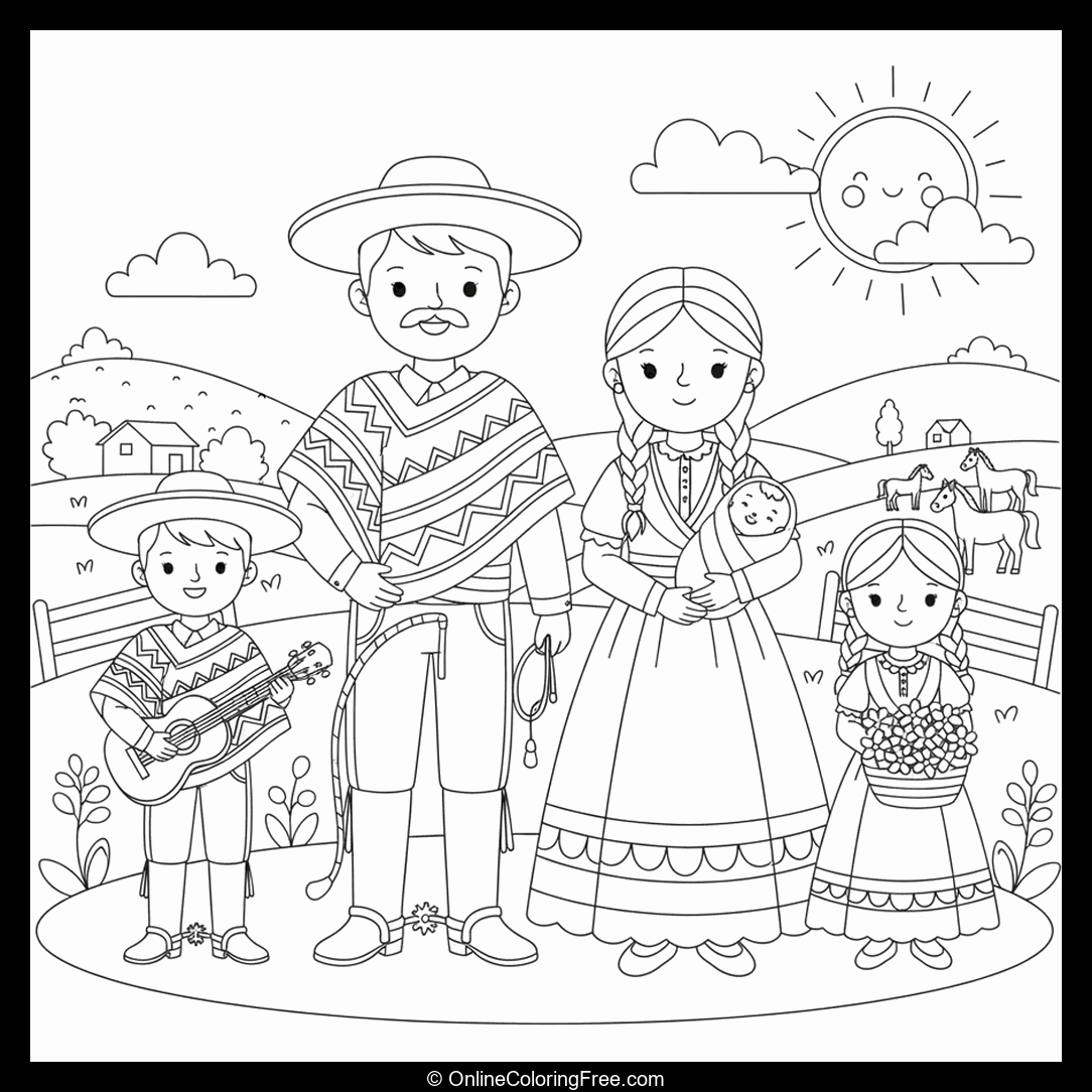 Chilean Huaso People