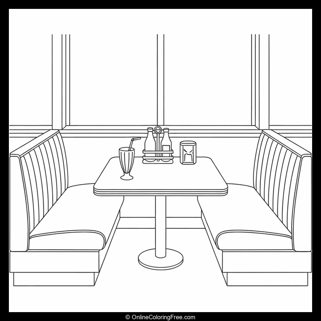 Classic Diner Booth