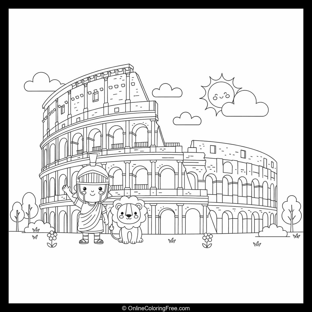 Colosseum in Italy