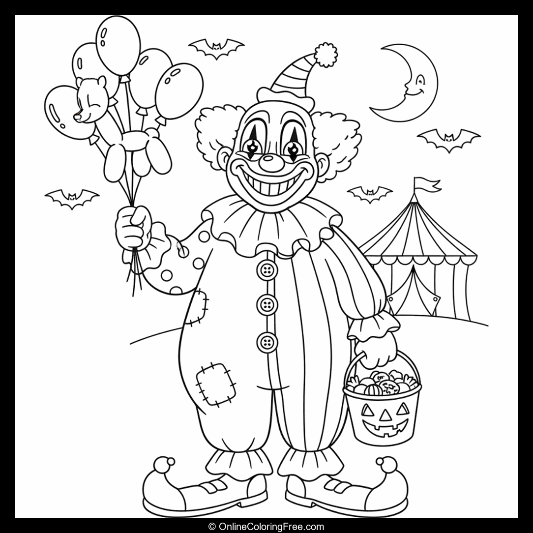 Halloween Creepy Clown
