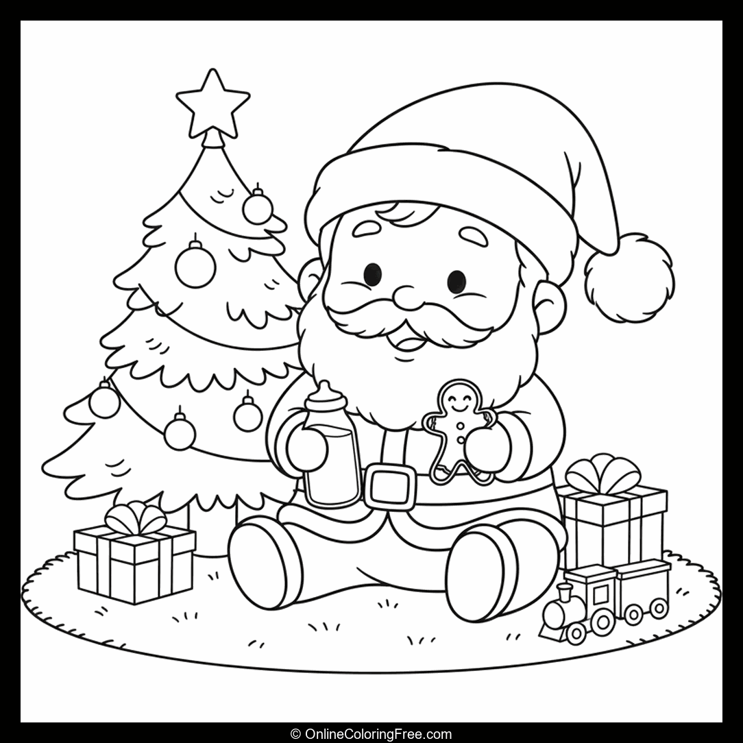Cute Baby Santa