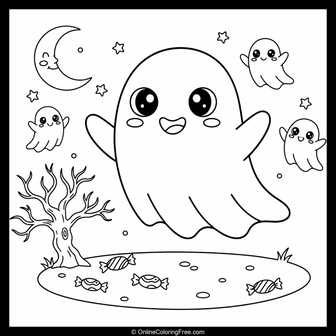 Halloween Cute Ghost