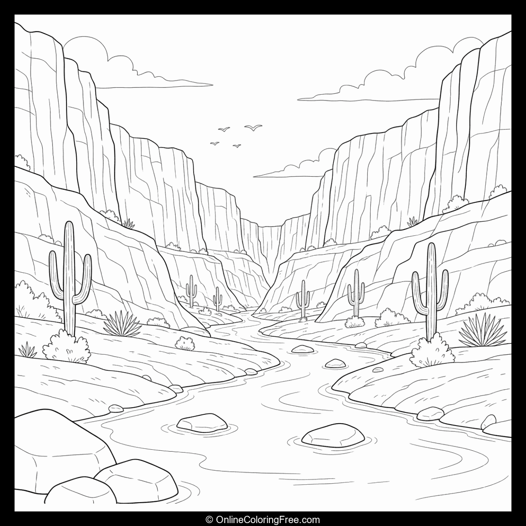 Desert Canyon River