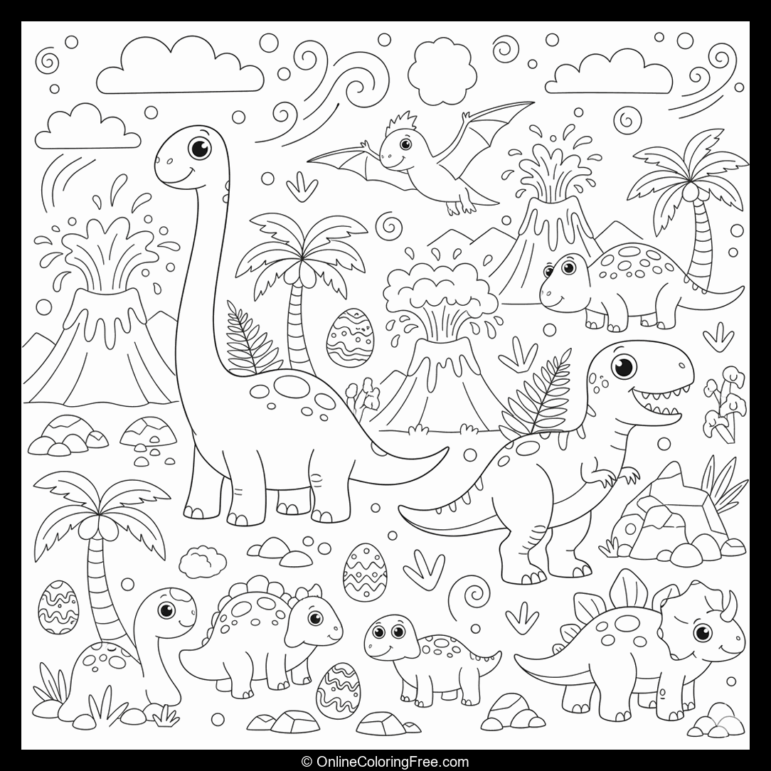 Dinosaur Doodle Land