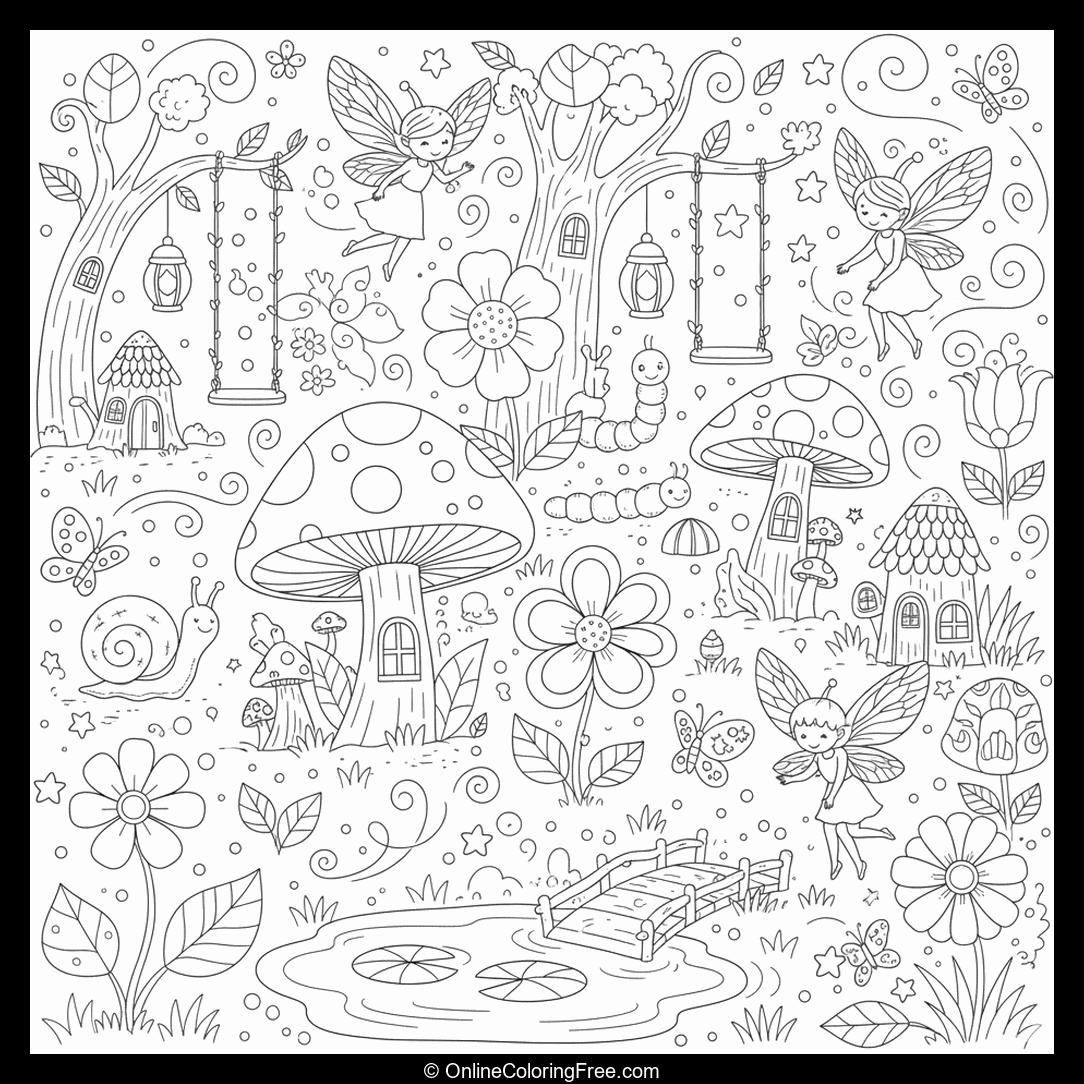 Fairy Garden Doodles