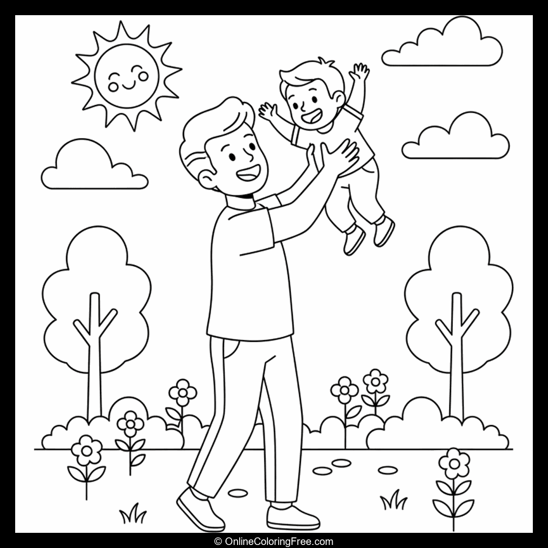 Father Playing with Child