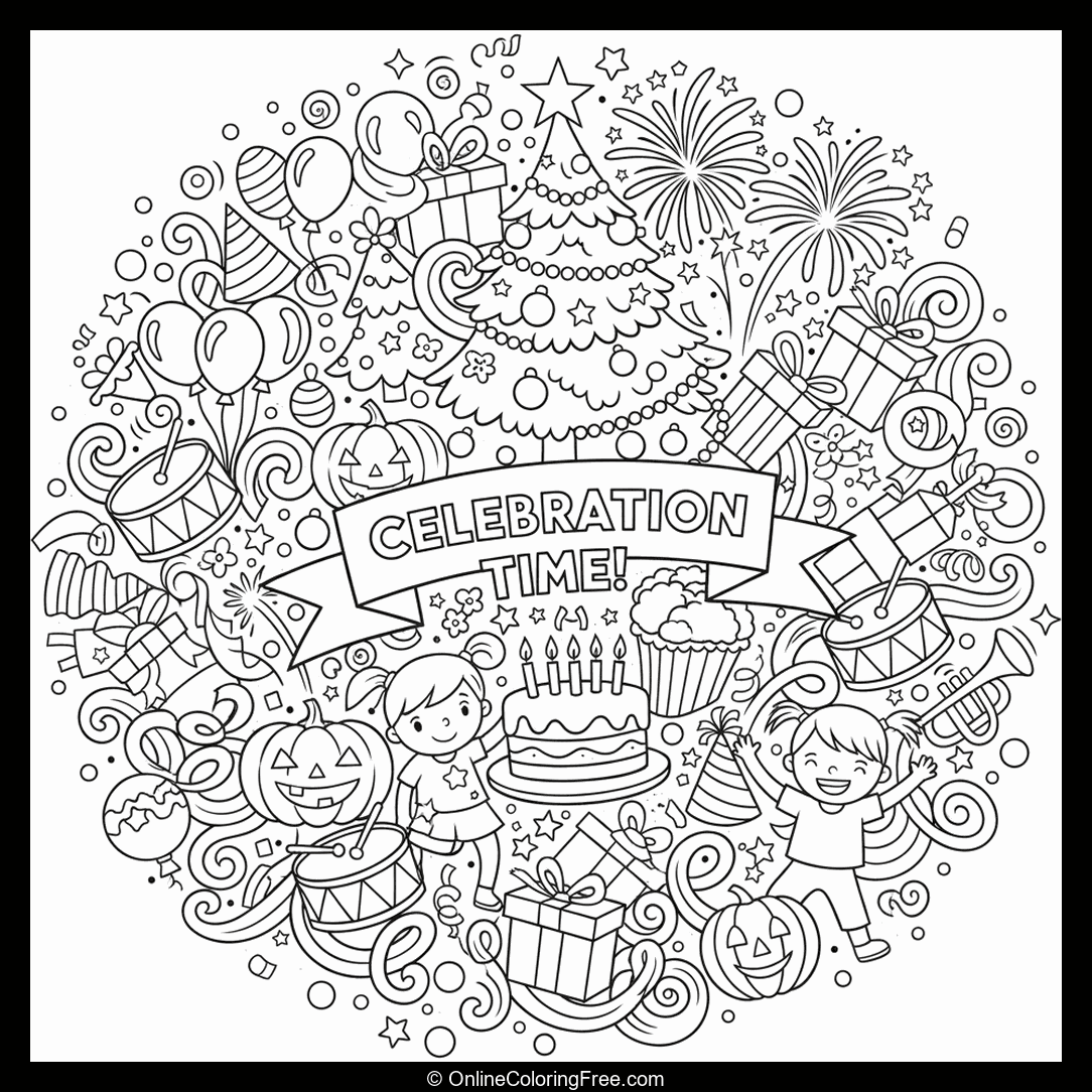 Festival & Celebration Doodles