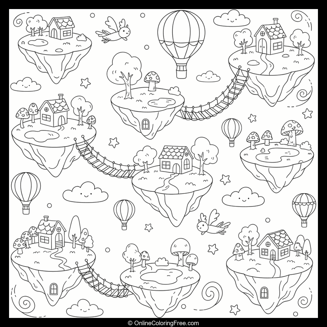 Floating Islands Doodles