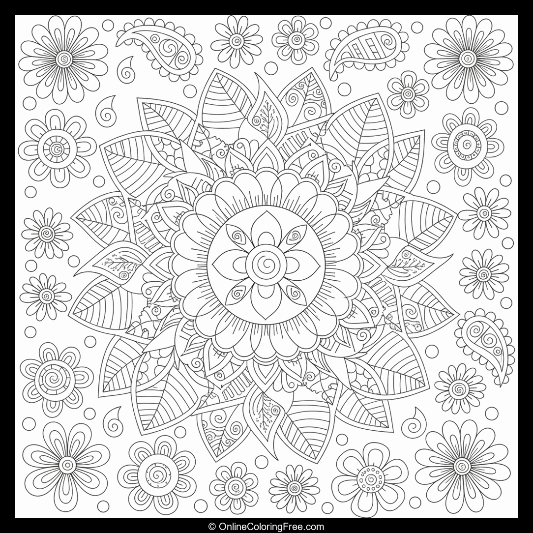 Floral Zentangle Doodles