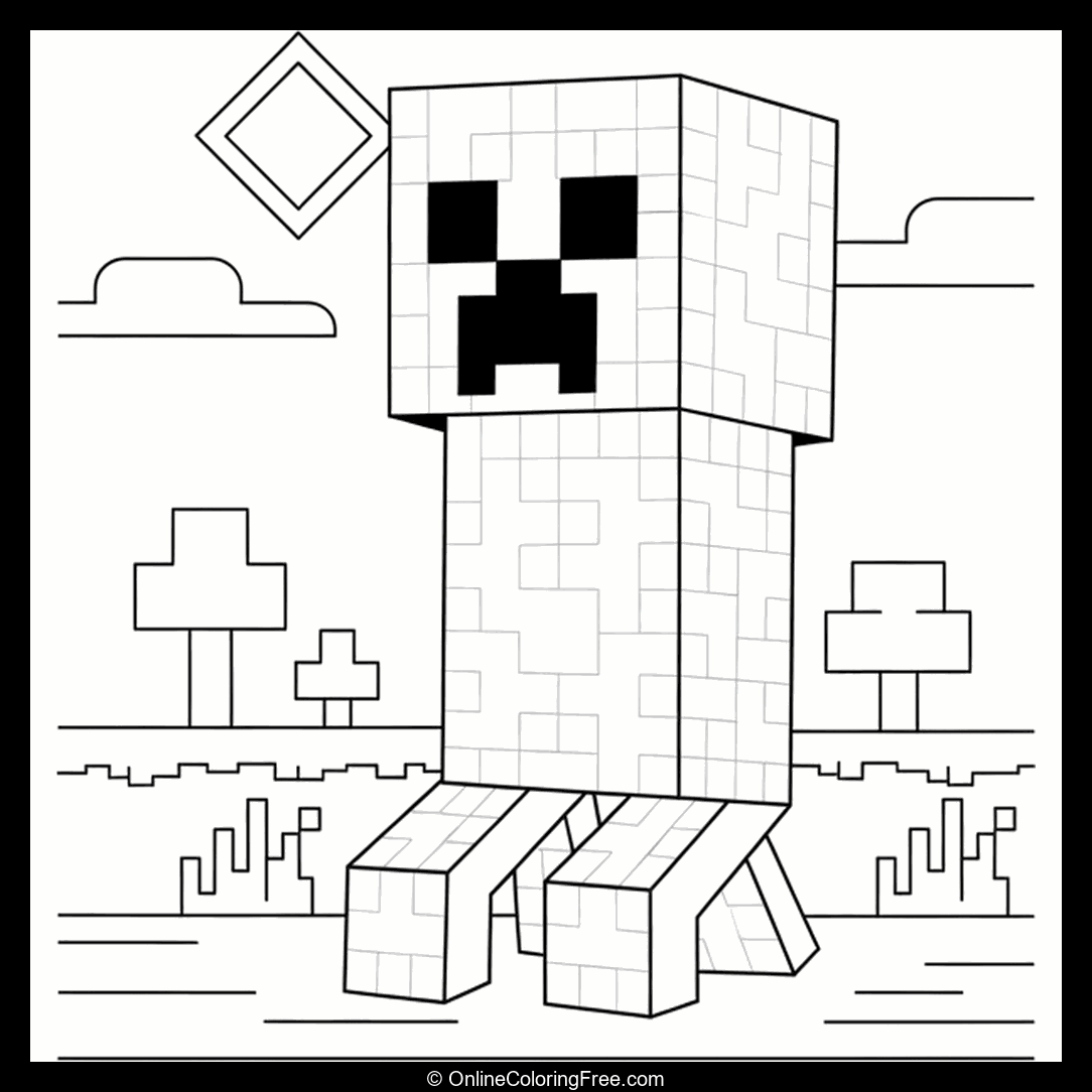 Friendly Creeper Daytime