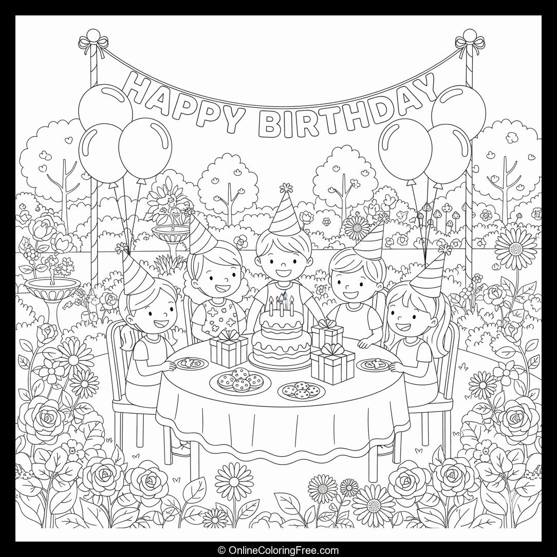 Garden Birthday Party