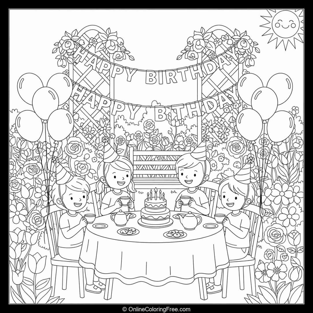 Garden Tea Party Birthday