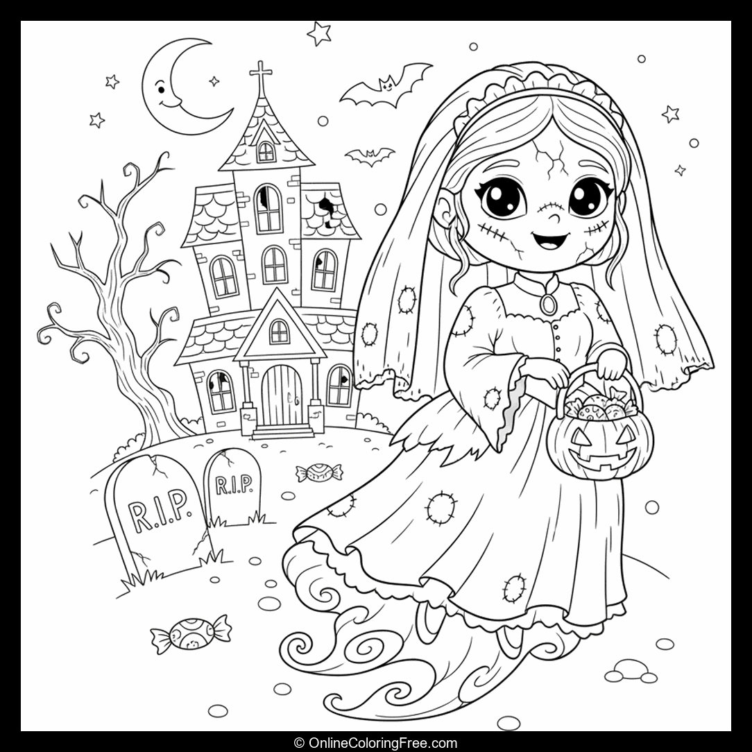 Halloween Ghost Bride