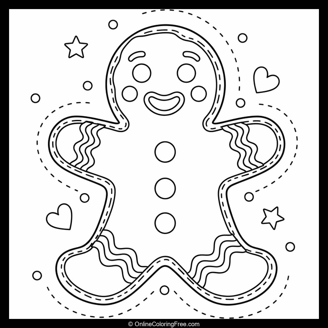 Gingerbread Man Cookie