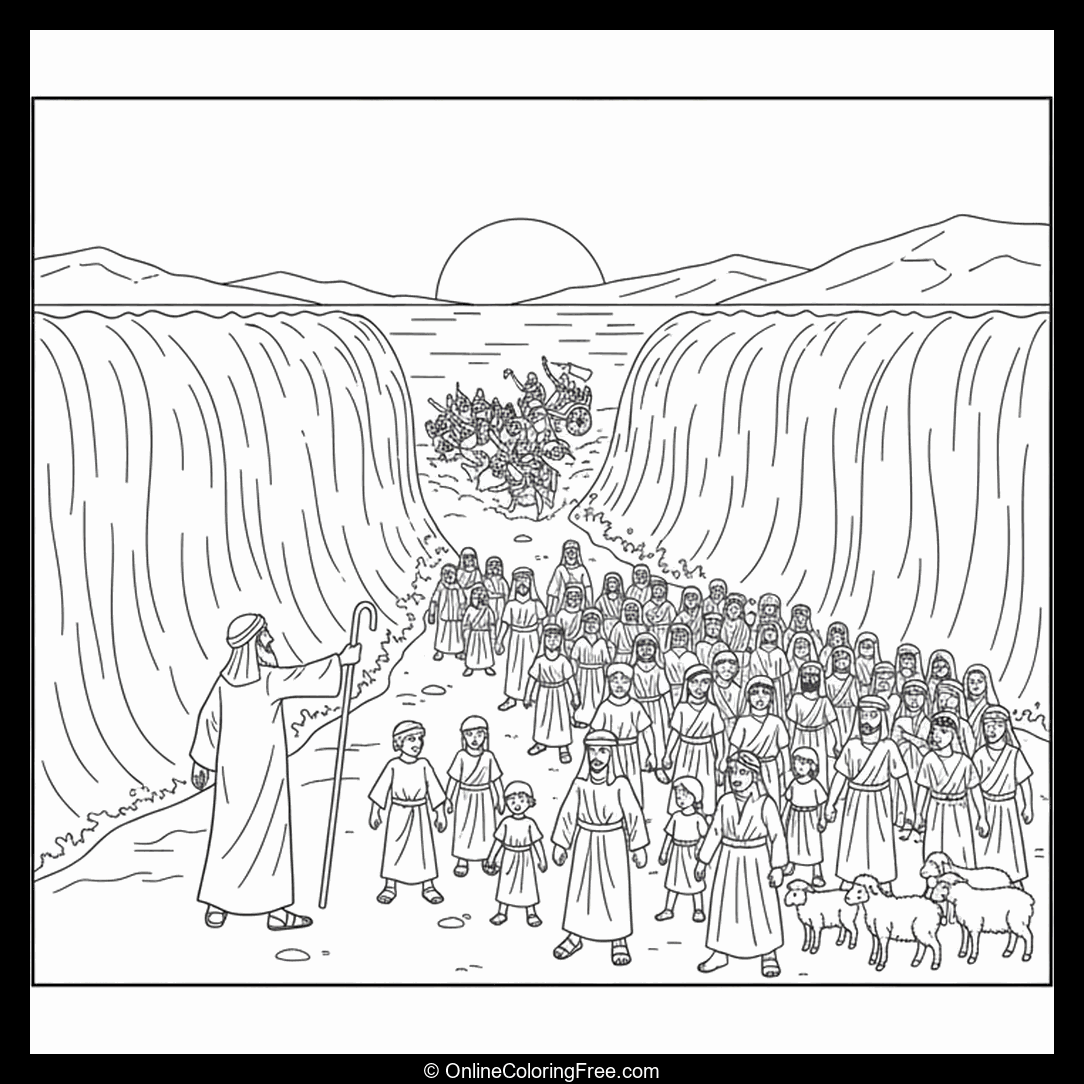 Bible Crossing the Red Sea