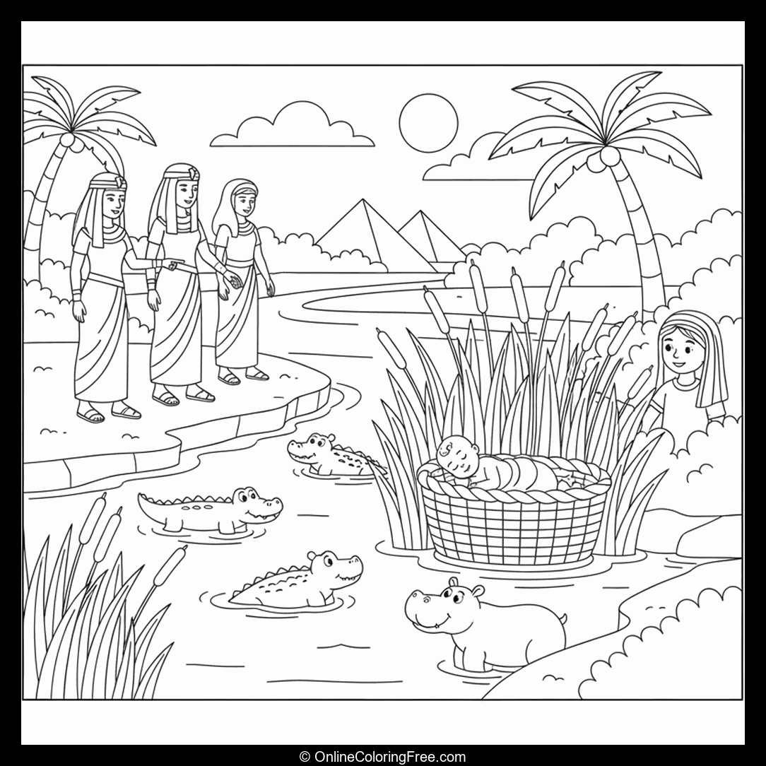 Bible God Protects Baby Moses
