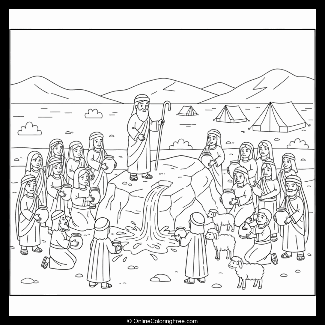 Bible Water from the Rock