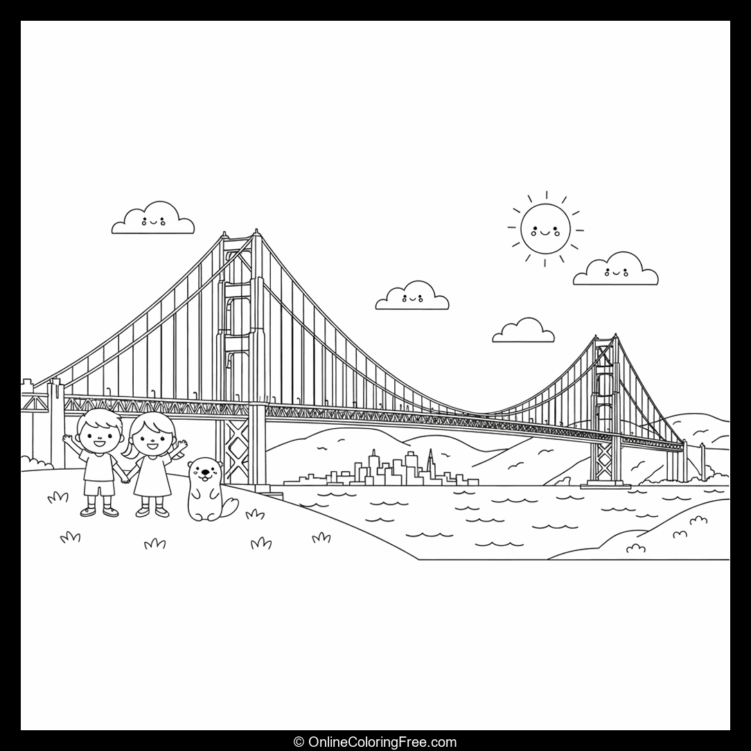 Golden Gate Bridge in USA