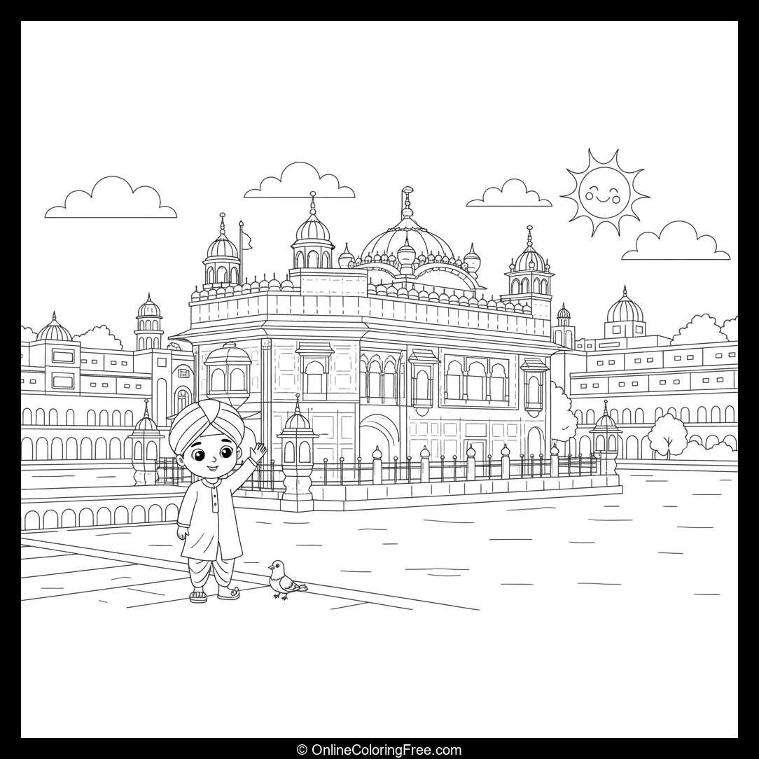 Golden Temple in India