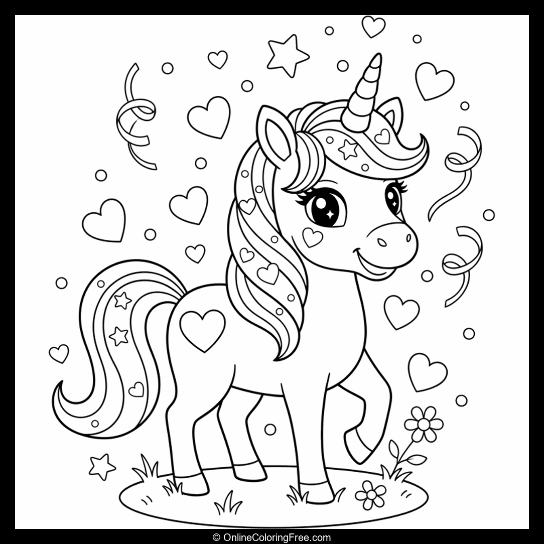 Happy Unicorn For Kids