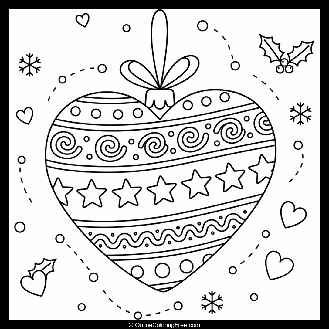 Heart Christmas Ornament