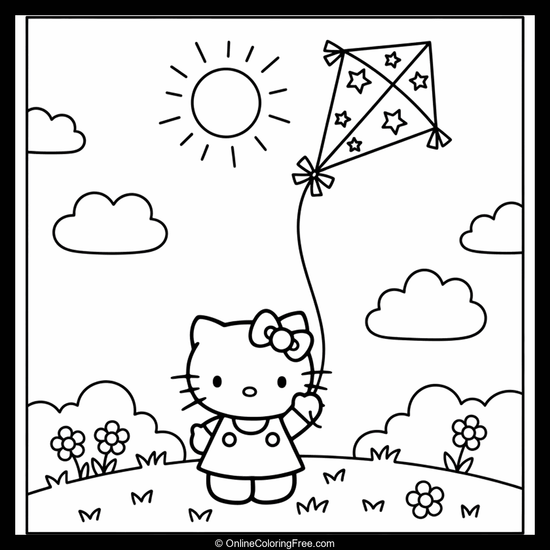 Hello Kitty Flying Kite