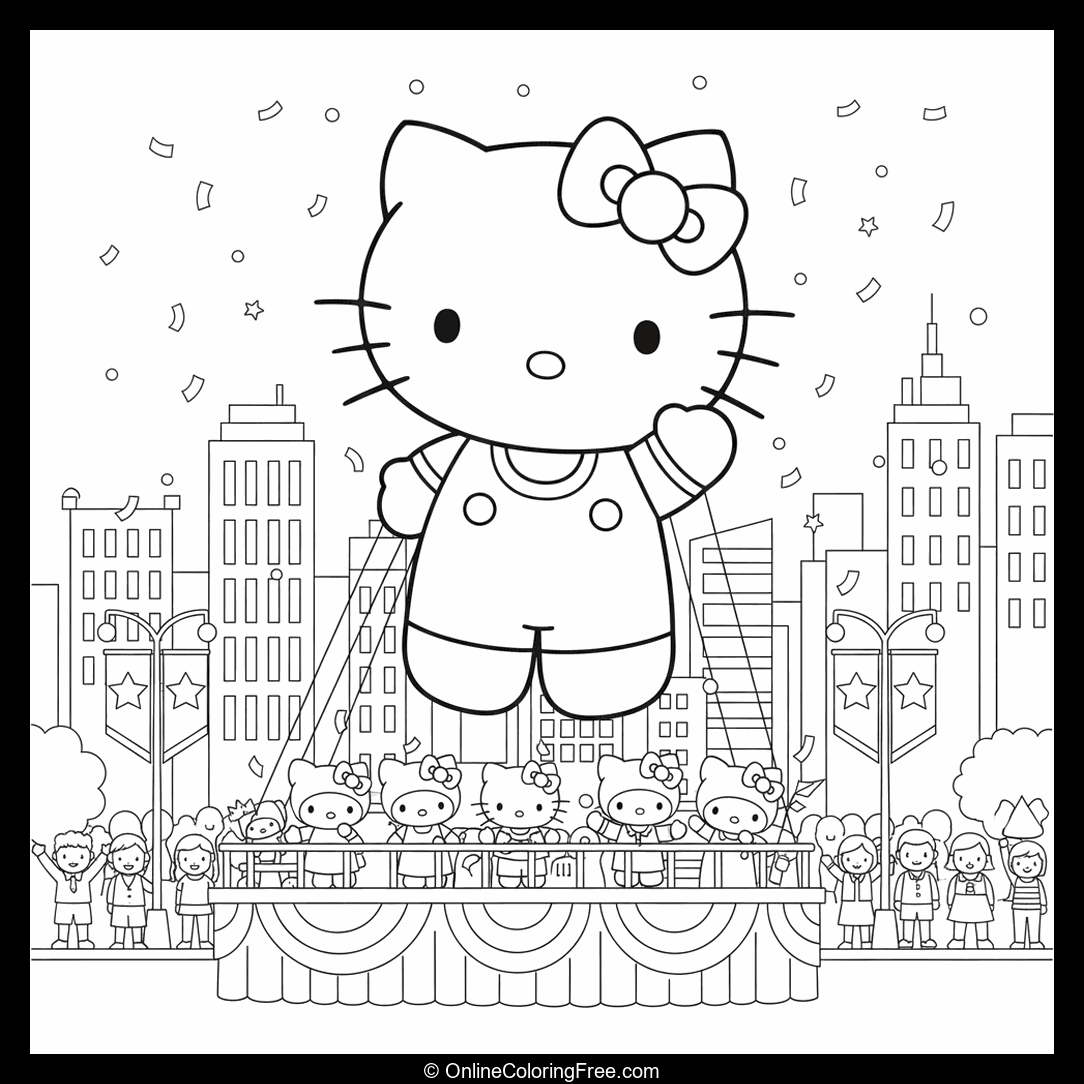 Hello Kitty In Macy's Parade