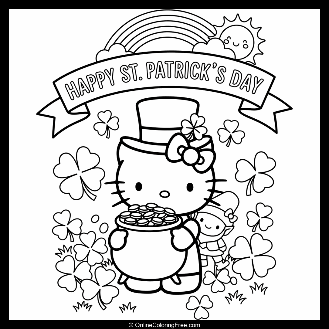 Hello Kitty St. Patricks Day