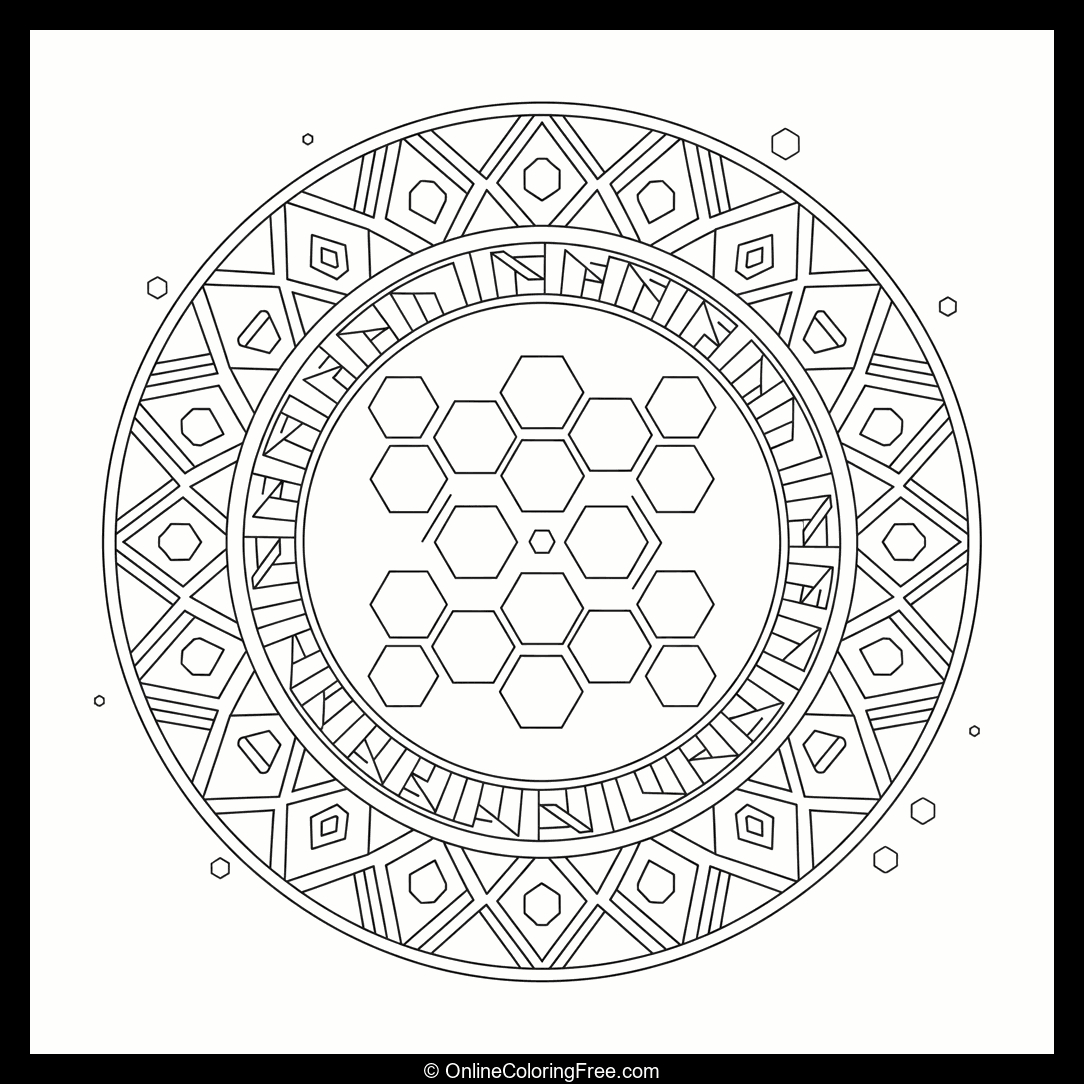 Hexagon Mandala
