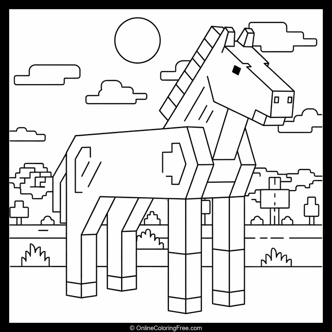 Horse in Plains