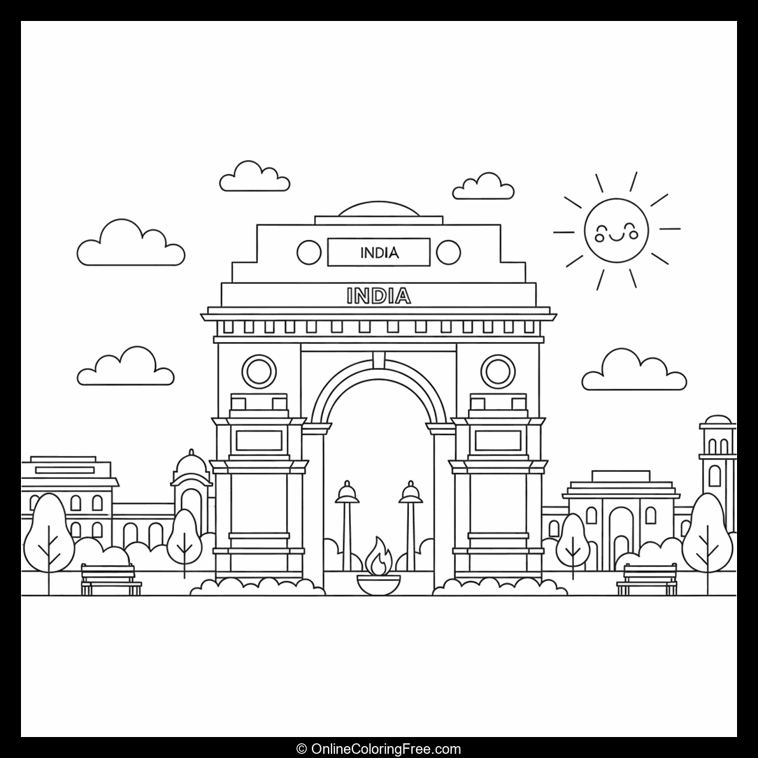India Gate in India