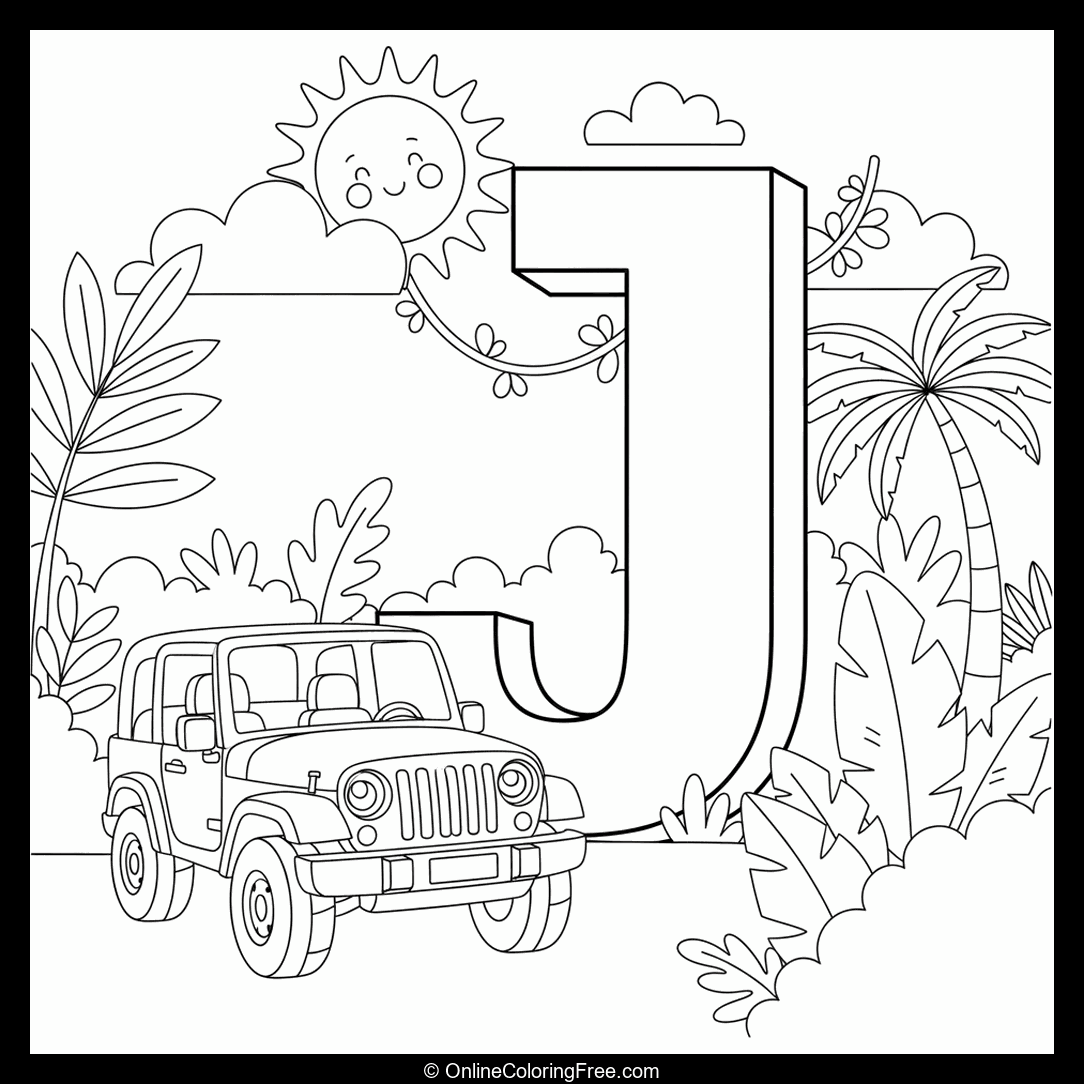 J for Jeep