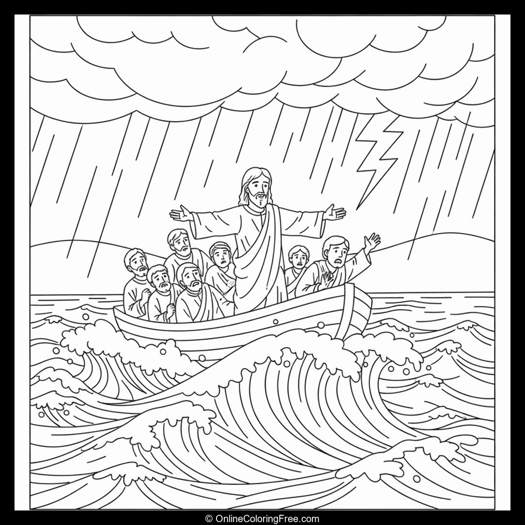 Bible Jesus Calms the Storm