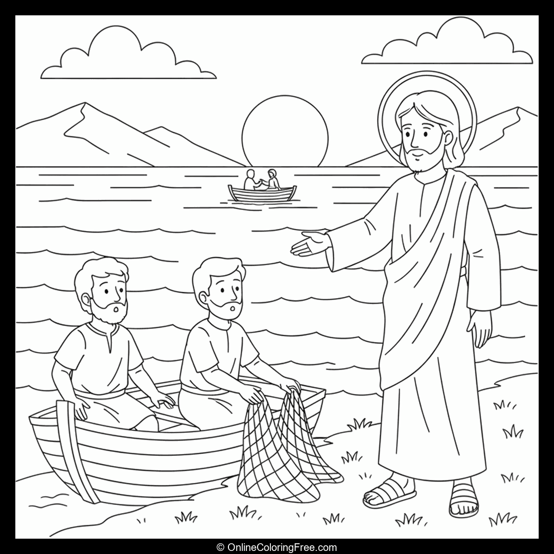 Bible Jesus Calls His Disciples