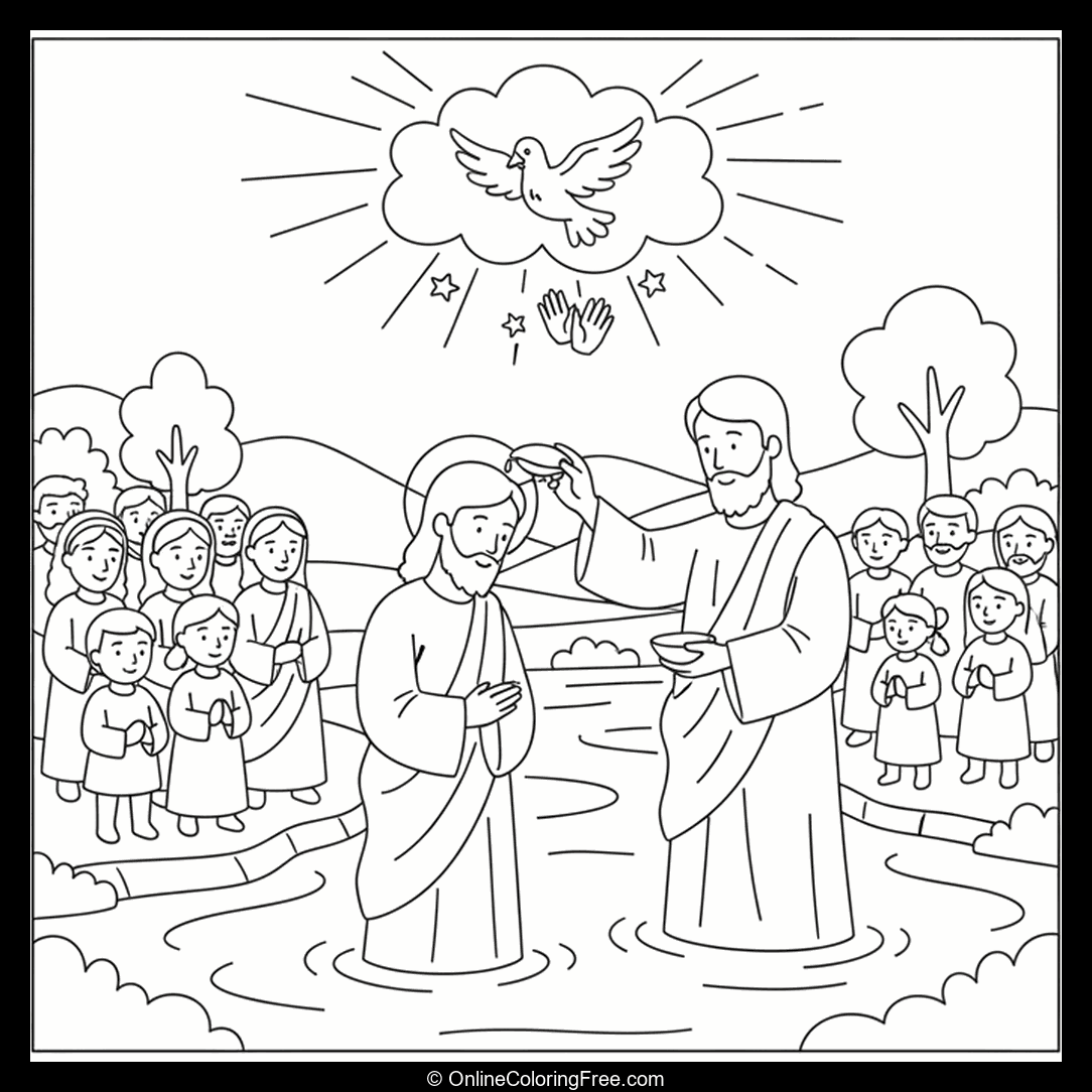 Bible Baptism of Jesus