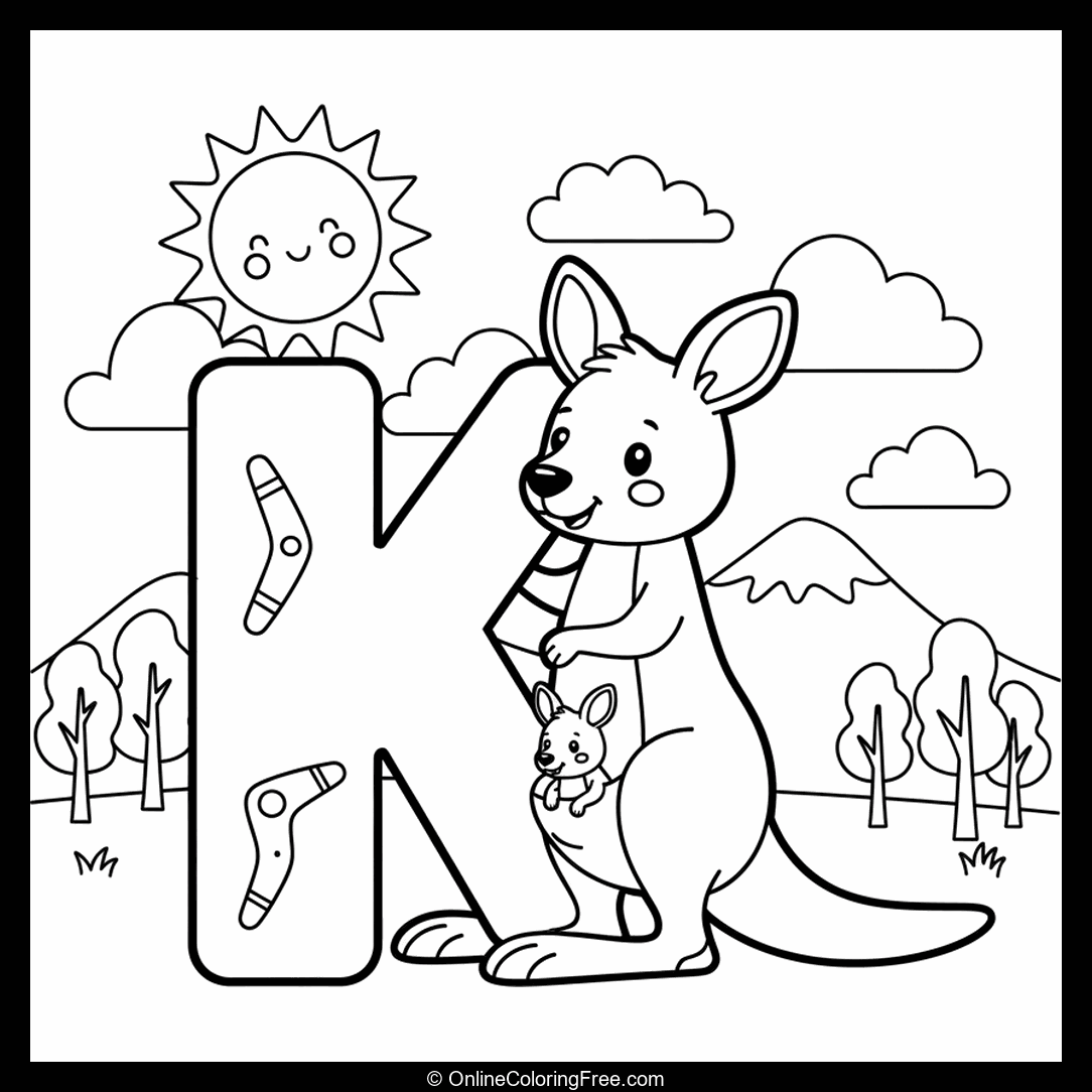 K for Kangaroo