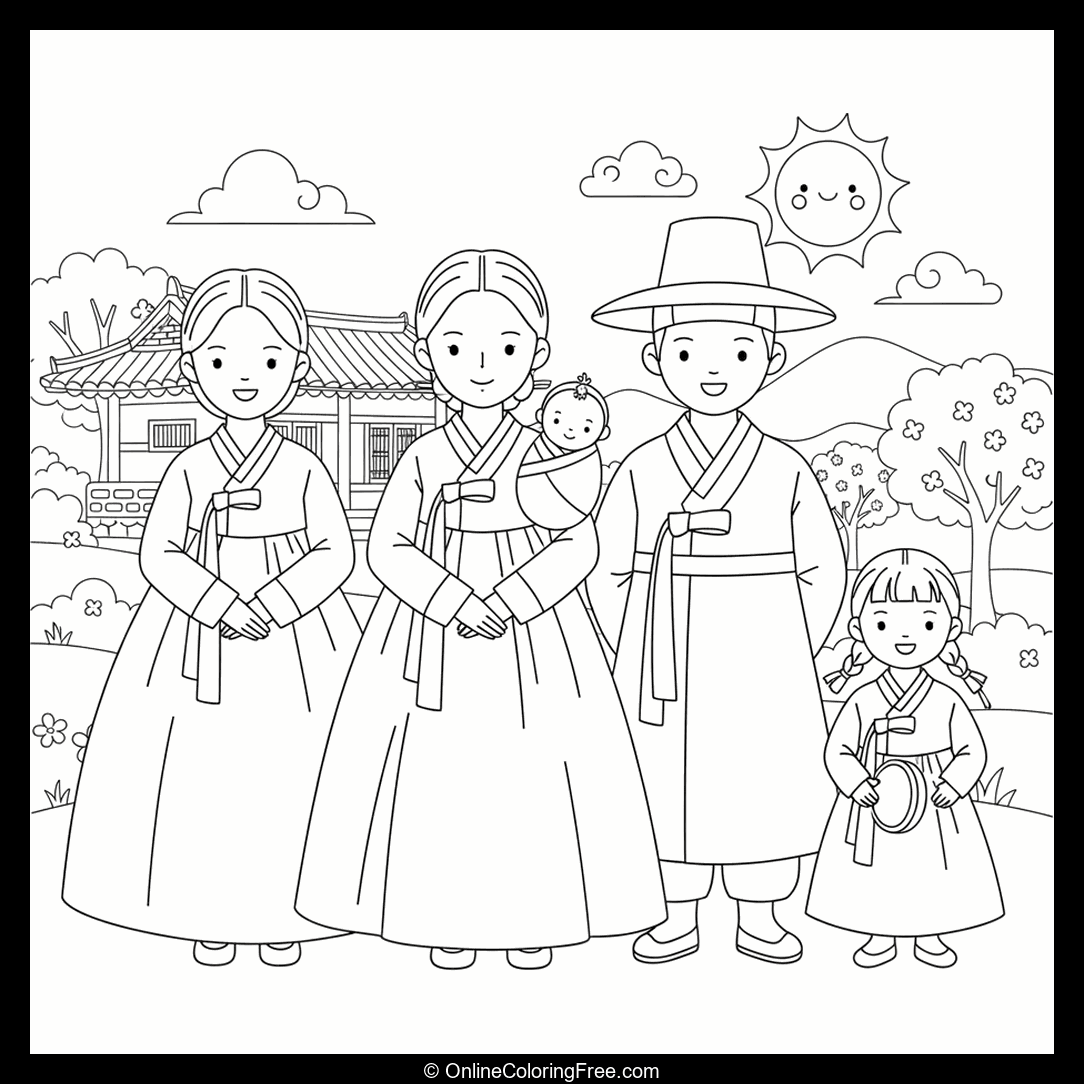 Korean Hanbok People