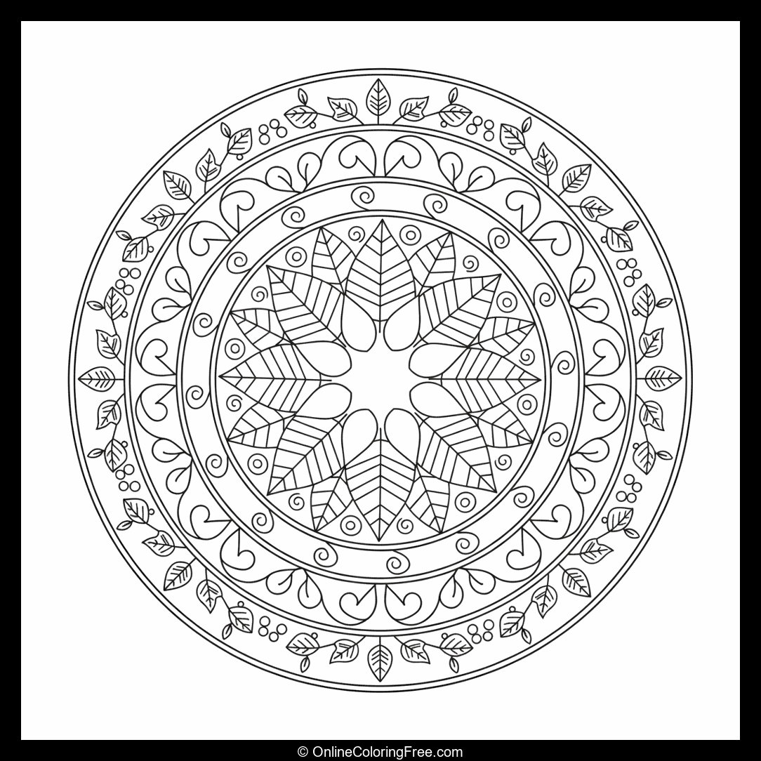 Leaf & Vine Mandala